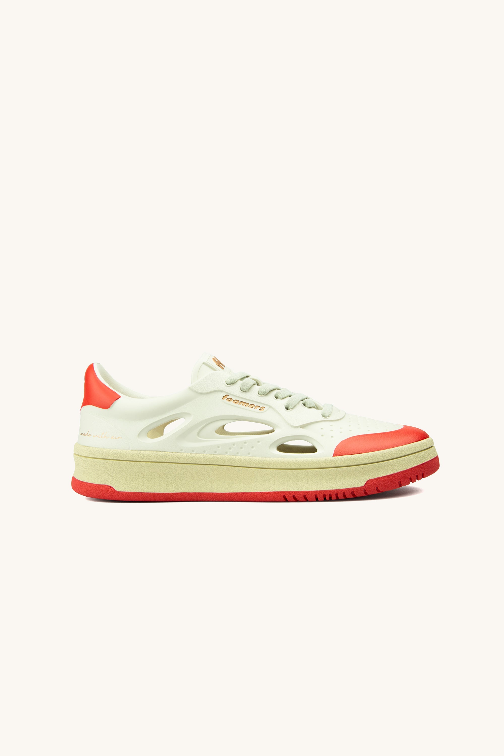 ♀ Fluffers WHITE/BEIGE/RED/RED - R00012